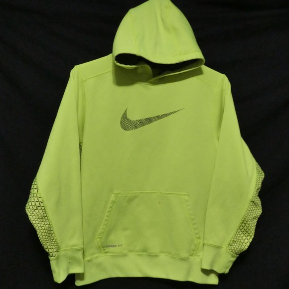 Nike Other - NIKE Swoosh Therma-Fit hoodie, xl, neon green